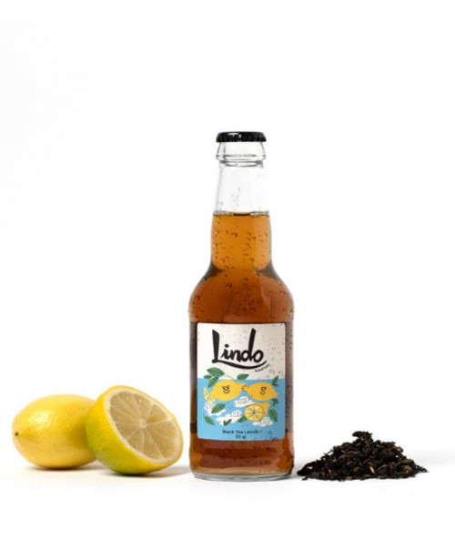 LINDO COLD BLACK TEA WITH LEMON 250 ML (24 U.)